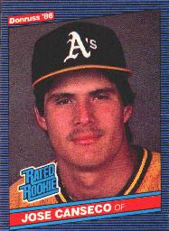 [1986 Donruss Canseco]