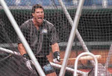 Jose taking post-back surgery BP on 8/16/99 (SP Times)